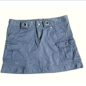 Athleta cargo skirt adjustable drawstring waist 6P